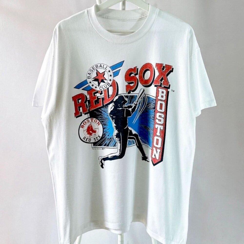 90S Boston Red Sox Mlb Shirt Tees Retro Baseball Club Retro Tee K89000